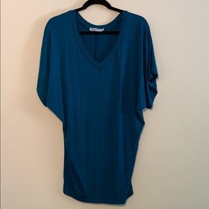 Lock & Love Beautiful Teal Women's Top, M